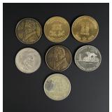 Collection of Montana Tokens and Medals