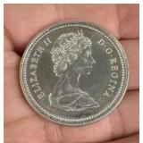 1873 1973 Canada Silver Dollar