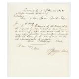 1859 Massachusetts Court Order Document