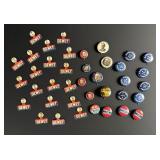 Collection of Political Campaign Pins