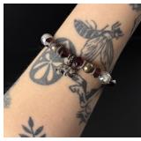 Sterling Silver Bear Charm Bracelet