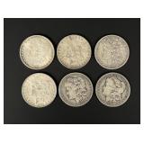 Group of Morgan Silver Dollars