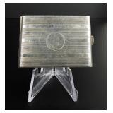 1929 Sterling Silver Cigarette Case