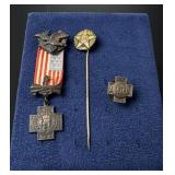 Spanish American War Miniature Medals Badges