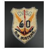Korean War CVSG-60 Sub Busters Patch