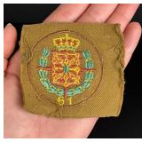 Spanish Civil War 61st Division Patch
