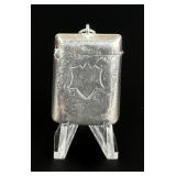 Edwardian Sterling Match Safe Vesta Case