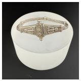 Rajasthani Middle Eastern Silver Bracelet