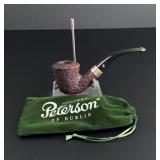 Peterson Sherlock Holmes Sterling Briar Pipe
