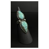 Navajo Sterling Silver Turquoise Ring