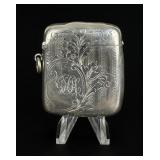 Sterling Match Safe Vesta Case
