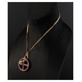 Plains Indian Medicine Wheel Necklace