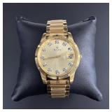 Bulova President 97F43 Champagne Dial Watch
