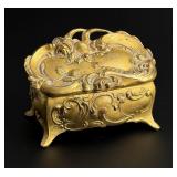 Jennings Brothers Art Nouveau Trinket Box