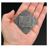 Charleston South Carolina Drayman Slave Tag Badge