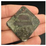 Charleston South Carolina Slave Tag Badge