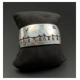 Manuel Rick Pima Sterling Silver Bracelet