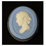 House of Schrager Wedgewood Brooch