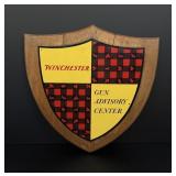 Winchester Gun Advisory Center Metal Sign