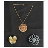 Collection of Rhinestone Costume Jewelry