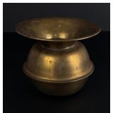 Antique Montana Saloon Brass Spittoon