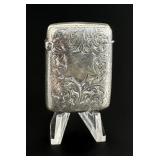 Victorian Sterling Match Safe Vesta Case