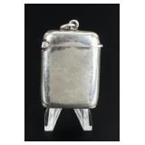 Edwardian Sterling Match Safe Vesta Case