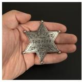 Silver Bow Montana Deputy Sheriff Star Badge