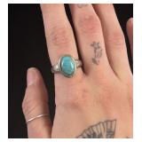 Sterling Silver Turquoise Ring