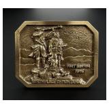 Bob Scriver Birthplace of Montana Belt Buckle