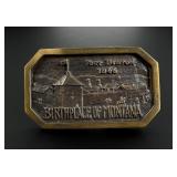 Bob Scriver Fort Benton Montana Belt Buckle