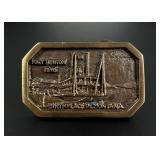 Bob Scriver Fort Benton Montana Belt Buckle