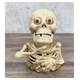 Cast Iron Skeleton Mechanical Bank