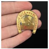 Buffalo Bill Plainsman Horseshoe Pin