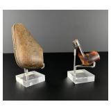 St Claude French Sterling and Briar Tobacco Pipe