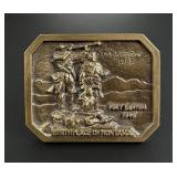 Bob Scriver Birthplace of Montana Belt Buckle