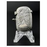 Victorian Sterling Match Safe Vesta Case