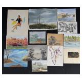 Collection of Assorted Landscape Paintings