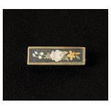 Italian Pietra Dura Mosaic Brooch