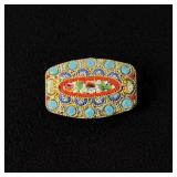 Italian Micro Mosaic Brooch