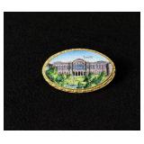 Turin Italy Enamel Brooch