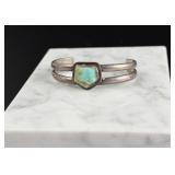 Navajo Sterling Silver Turquoise Bracelet