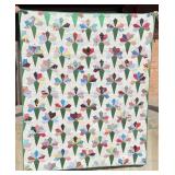 1940s Bridal Bouquet Nosegay Quilt