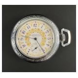 American Waltham Model 1890 Seaside Pocket Watch
