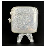 1919 Haseler Sterling Match Safe Vesta Case