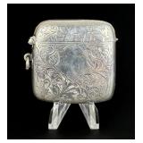 Edwardian John Henry Wynn Sterling Vesta Case