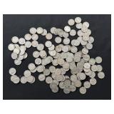 Collection of 143 Buffalo Nickels