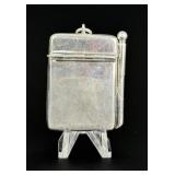 Sterling Silver Notepad and Pencil Case