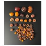 Collection of Baltic Butterscotch Amber Beads