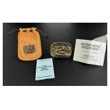 Bob Scriver Montana The Prospector Belt Buckle